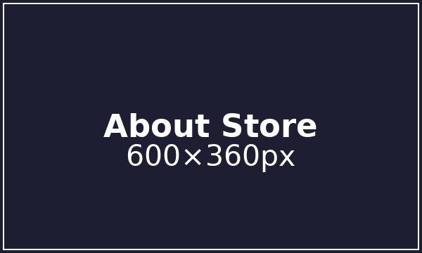 Welcome to our store